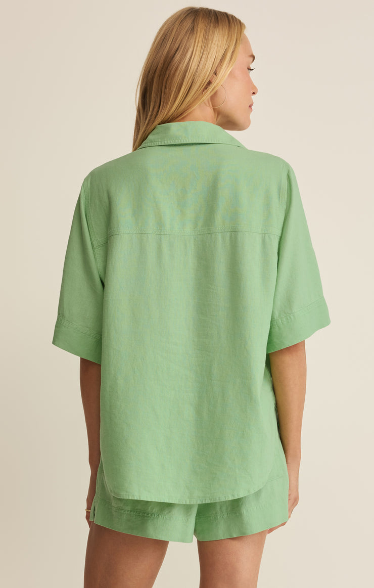 balloon zip shirt ミントグリーン Expedition Linen Button Up – Z SUPPLY