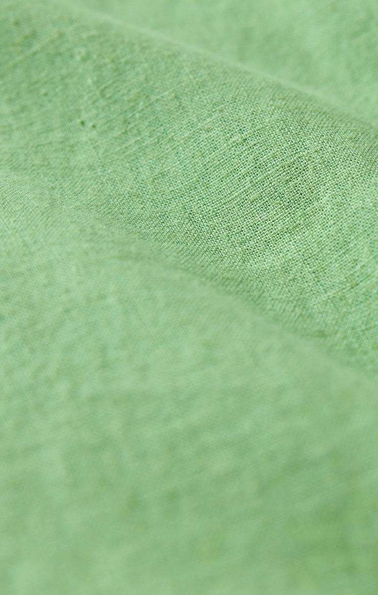 Tops Expedition Linen Button Up Pistachio