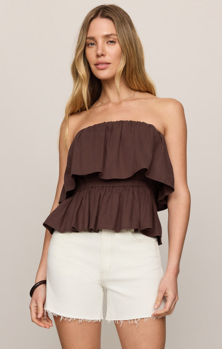 Tops Mabel Top Chocolate Cherry