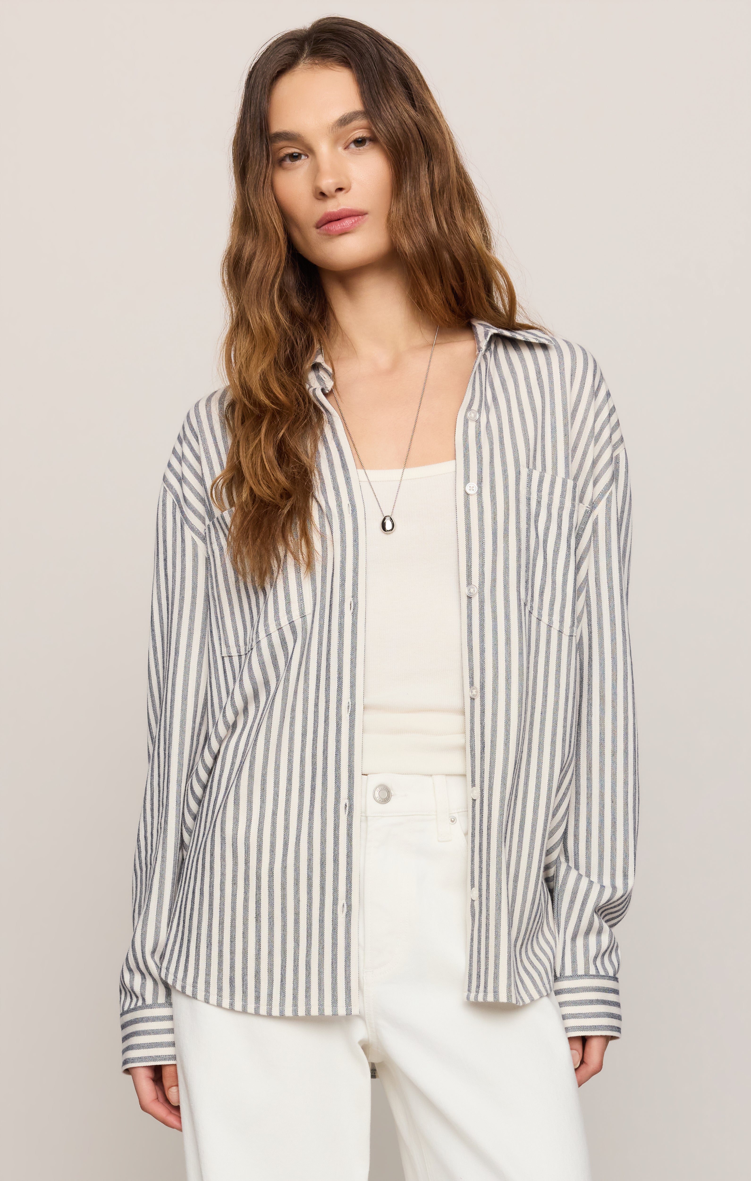Reese Button Up Stripe Top – Z SUPPLY