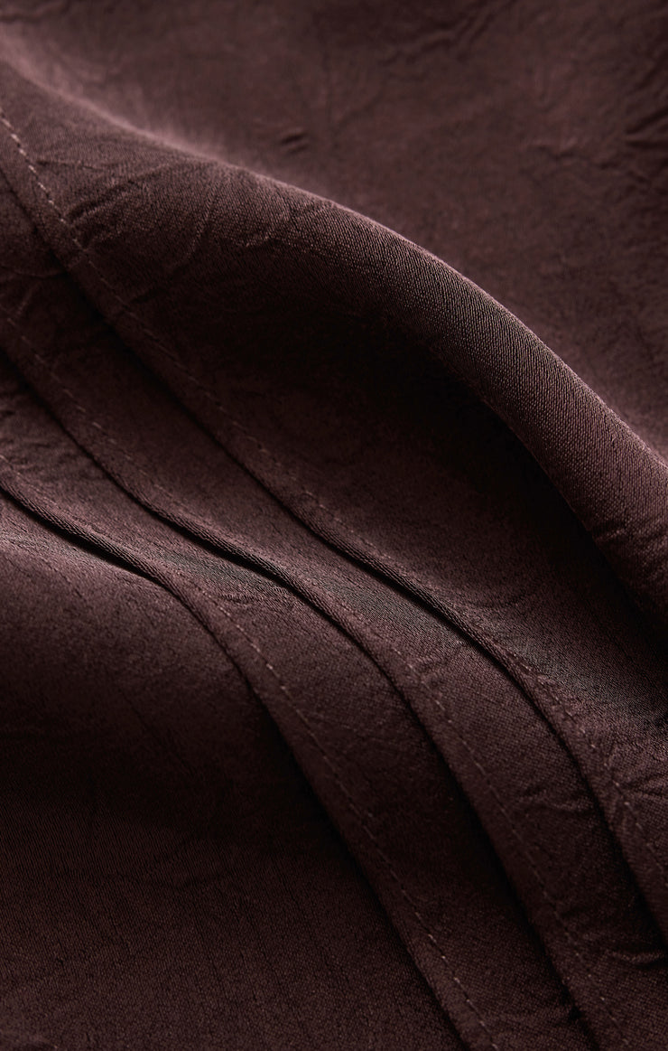 Tops Viva Satin Tank Chocolate Cherry