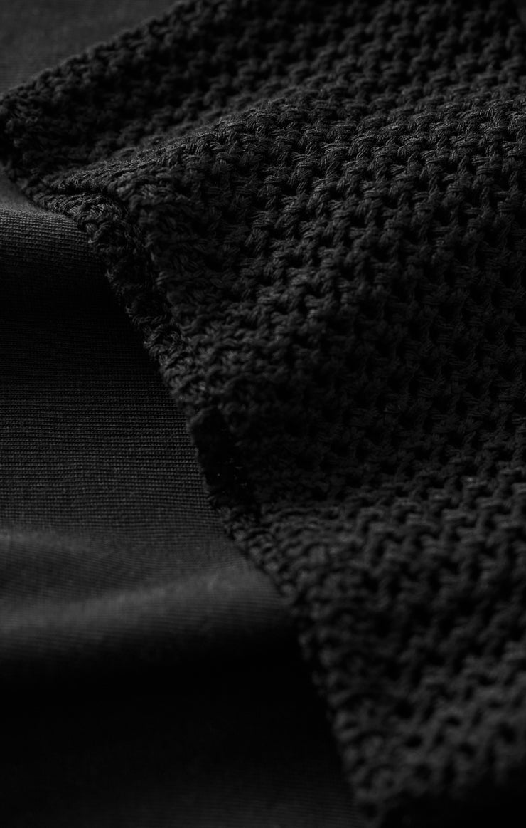 Tops Banyan Crochet Top Black