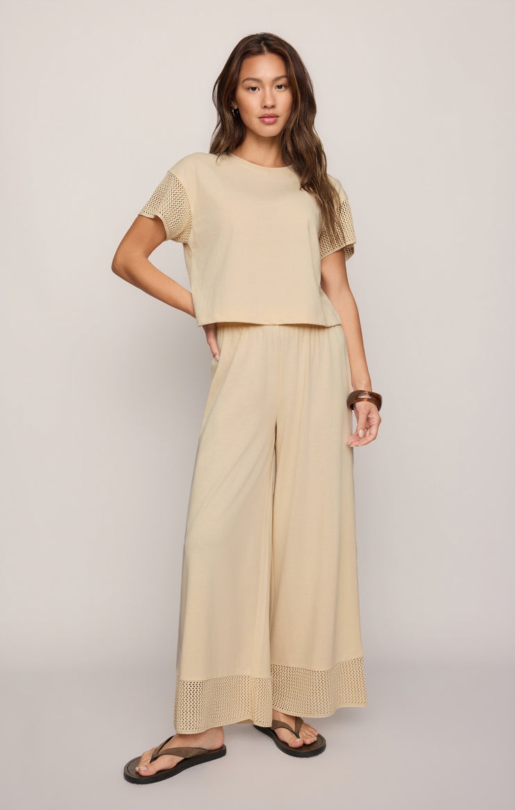 Tops Banyan Crochet Top Island Coconut