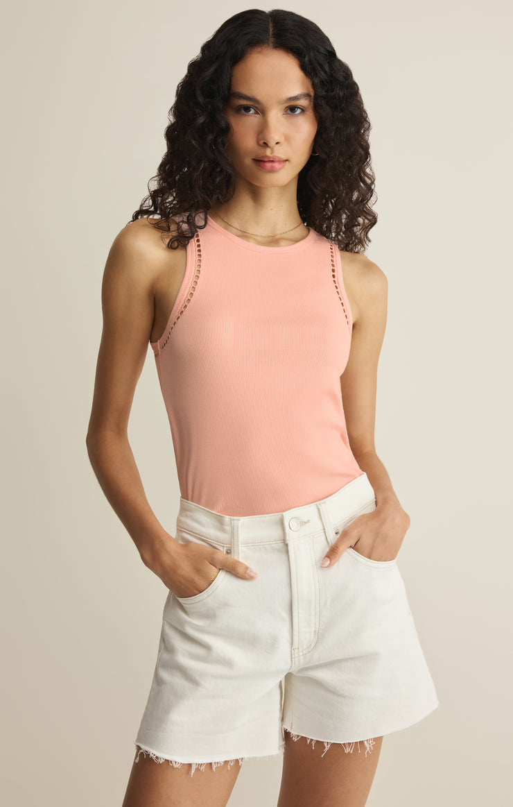 Tops Boa Rib Tank Bellini