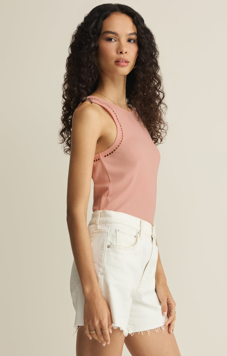 Tops Boa Rib Tank Bellini