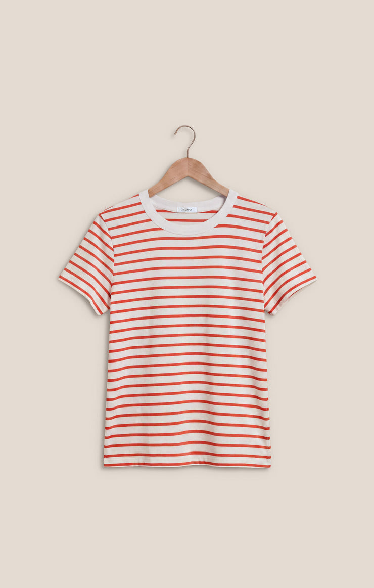 Tops Junie Striped Tee Lychee