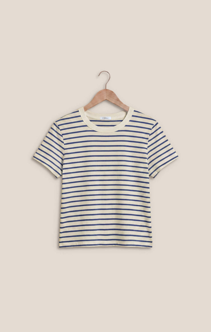Tops Junie Striped Tee True Navy