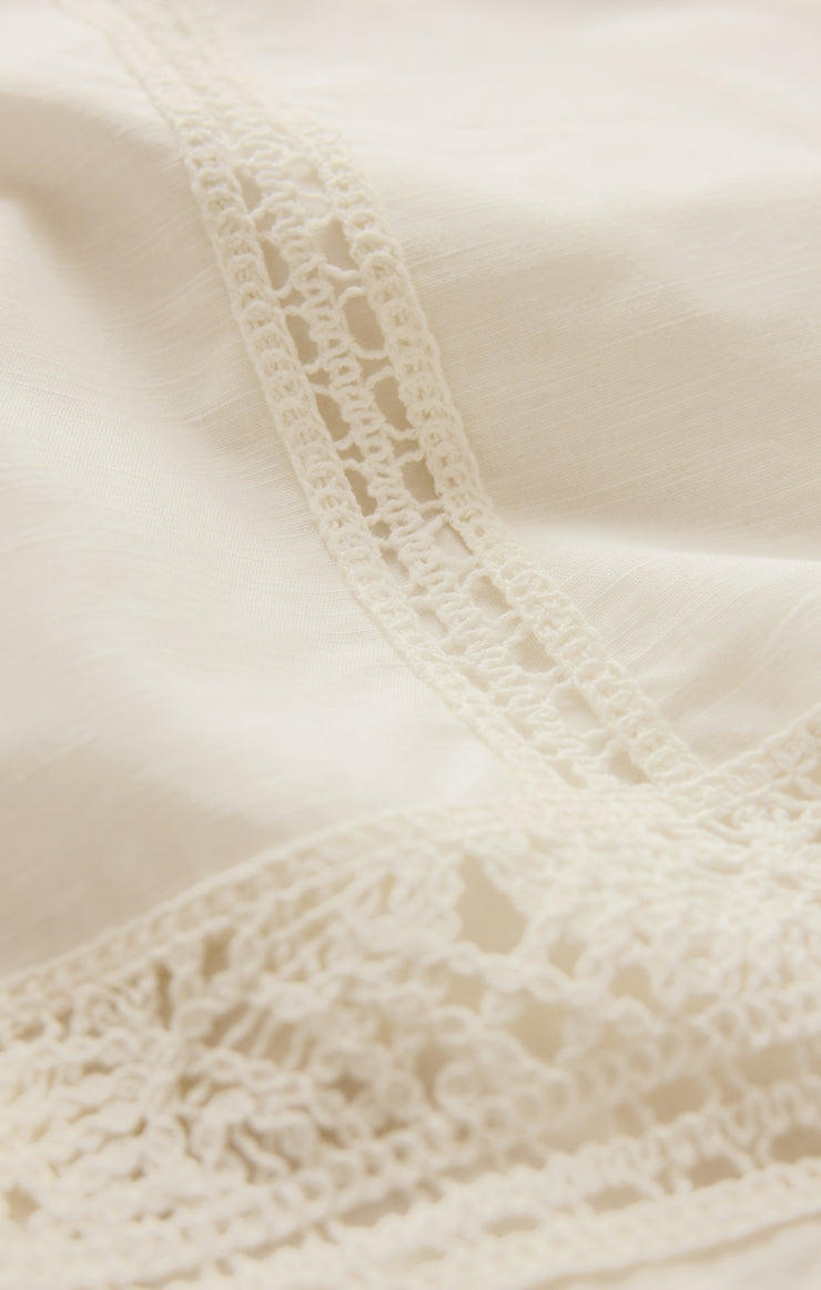 Tops Sloane Embroidered Top White