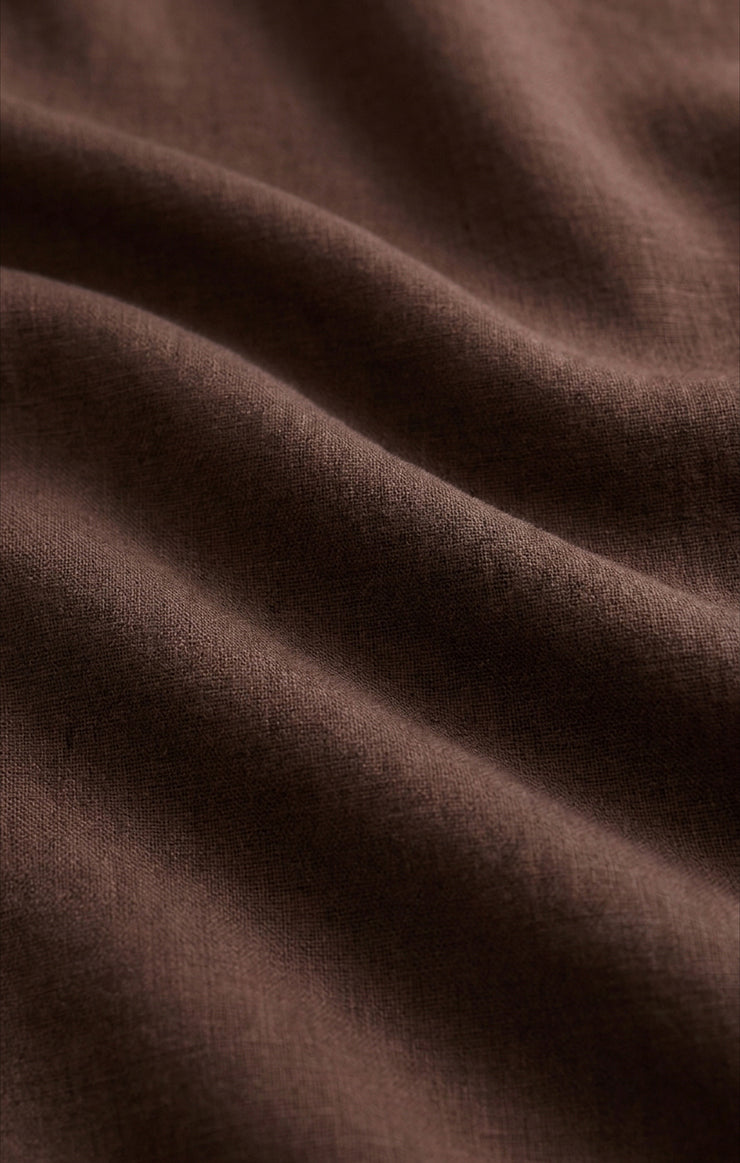 Pants Magnolia Wide Leg Linen Trouser Pant Chocolate Cherry