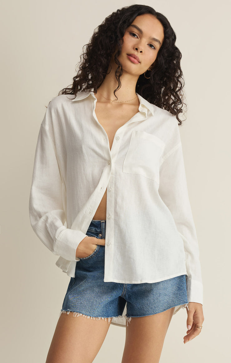 完売商品☺︎2way Linen Tops The Signature Linen Top – Z SUPPLY