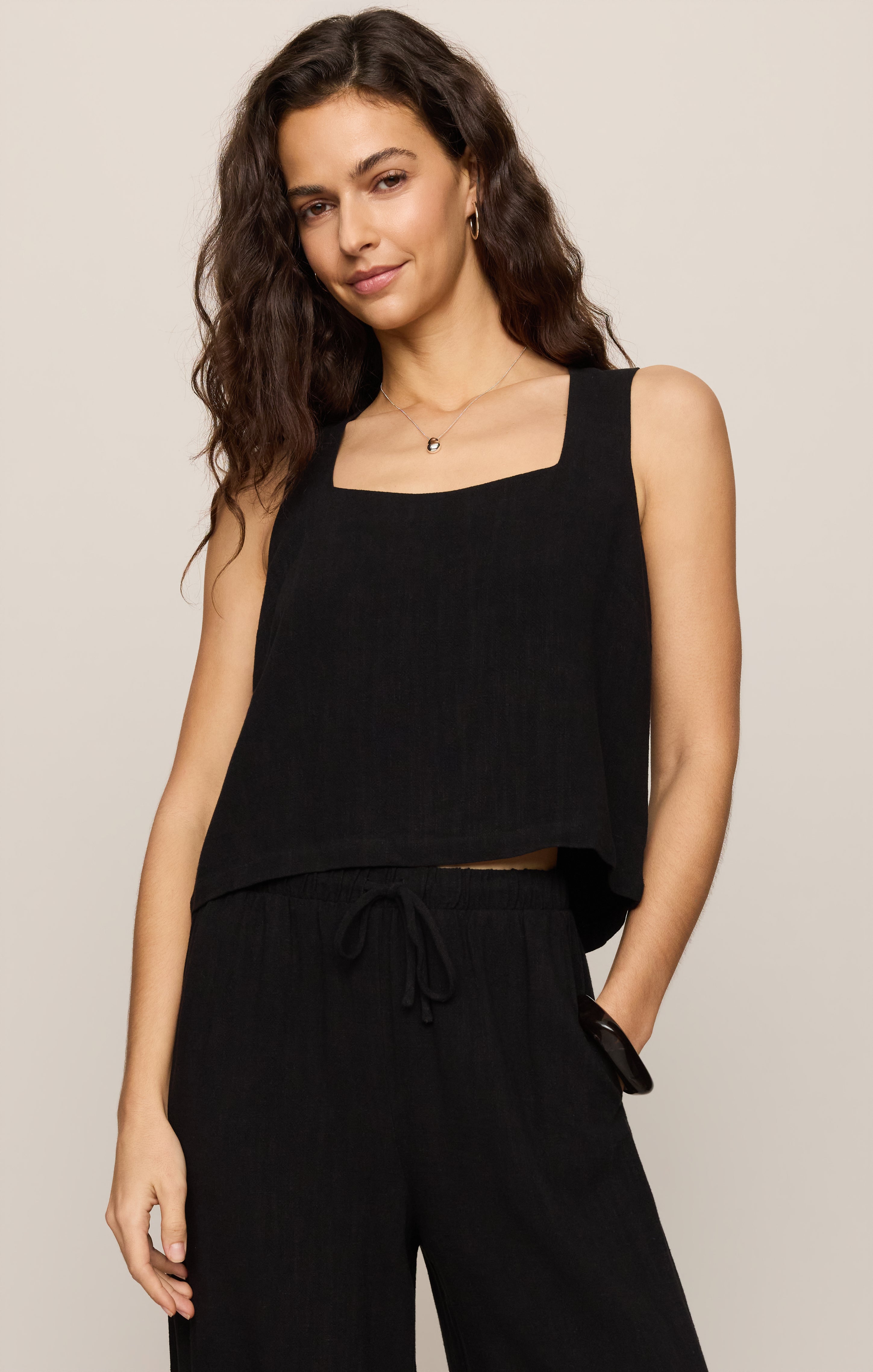 Charli Cropped Linen Tank – Z SUPPLY