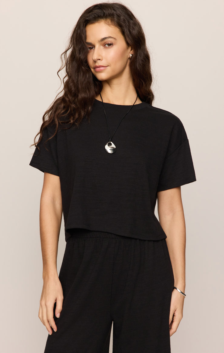 Sway Textured Cropped Tee – Z SUPPLY