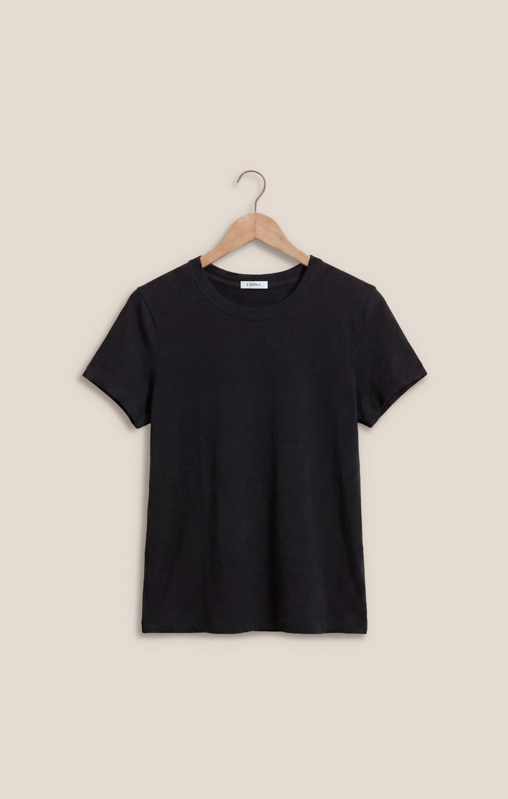 Tops Junie Slub Tee Black