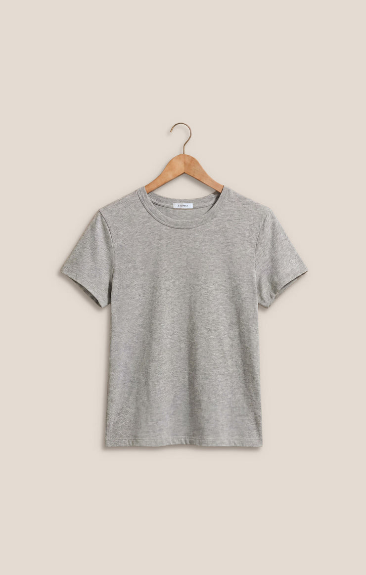 Tops Junie Slub Tee Classic Heather Grey