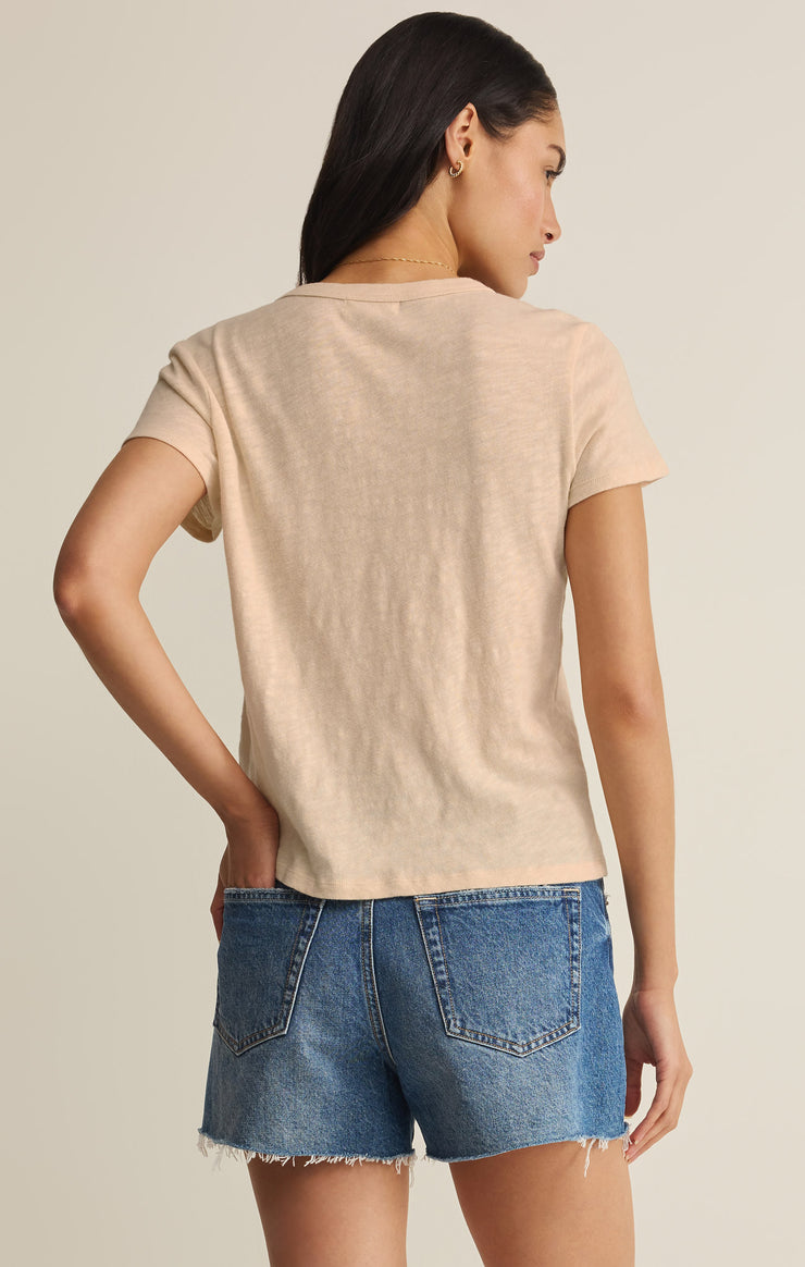 Tops Junie Slub Tee Island Coconut