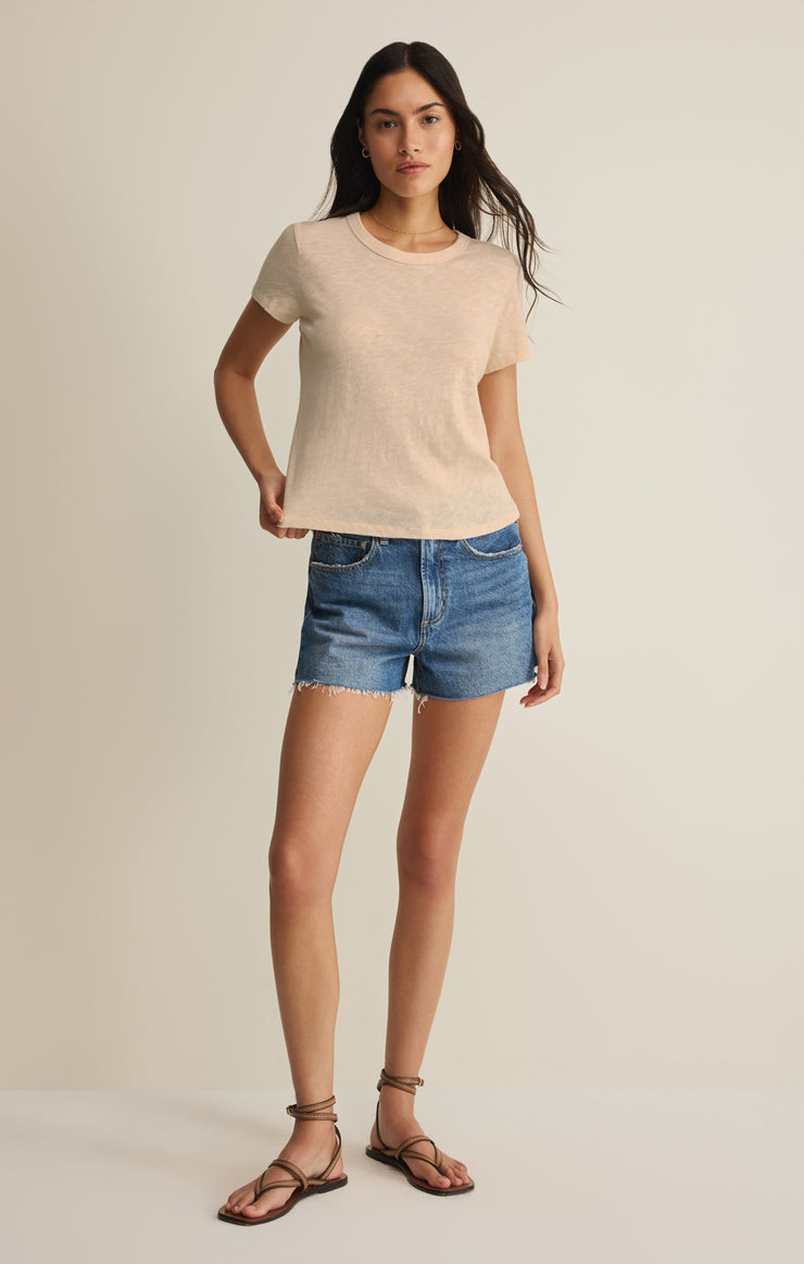 Tops Junie Slub Tee Island Coconut
