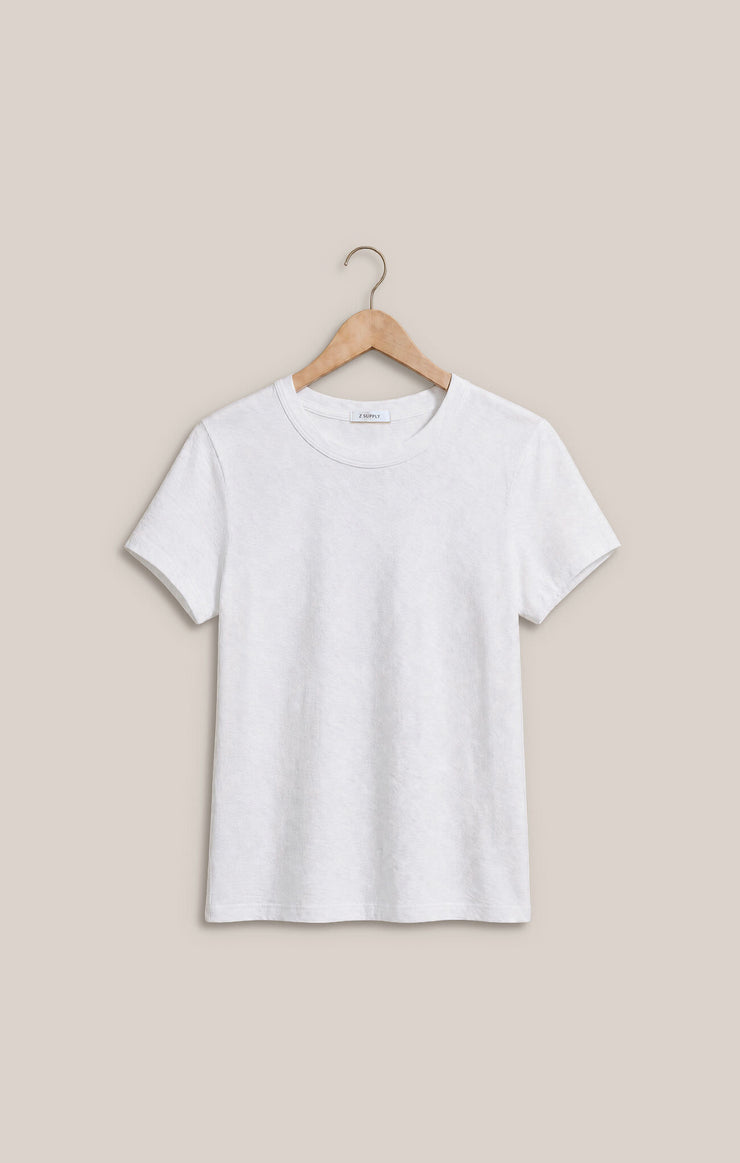 Tops Junie Slub Tee White