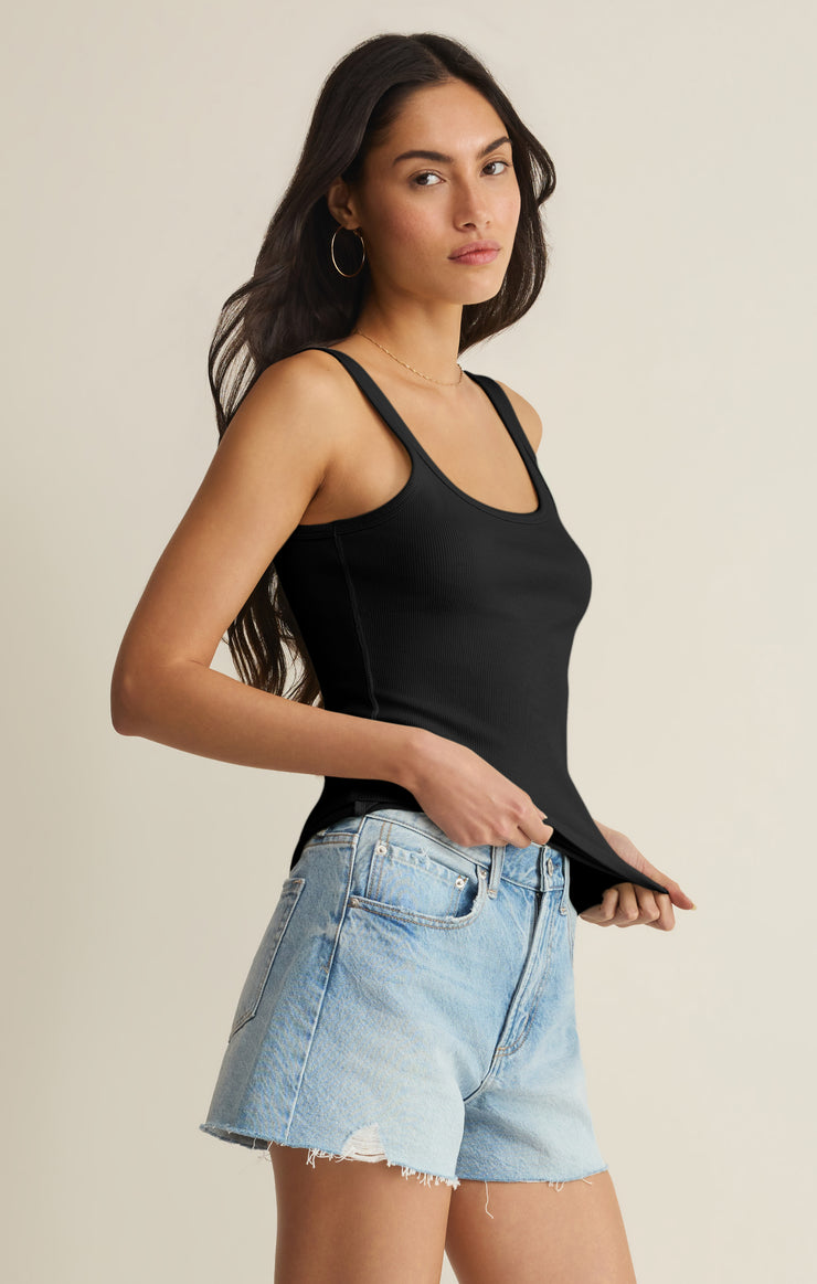 Tops Renae Rib Tank Top Black