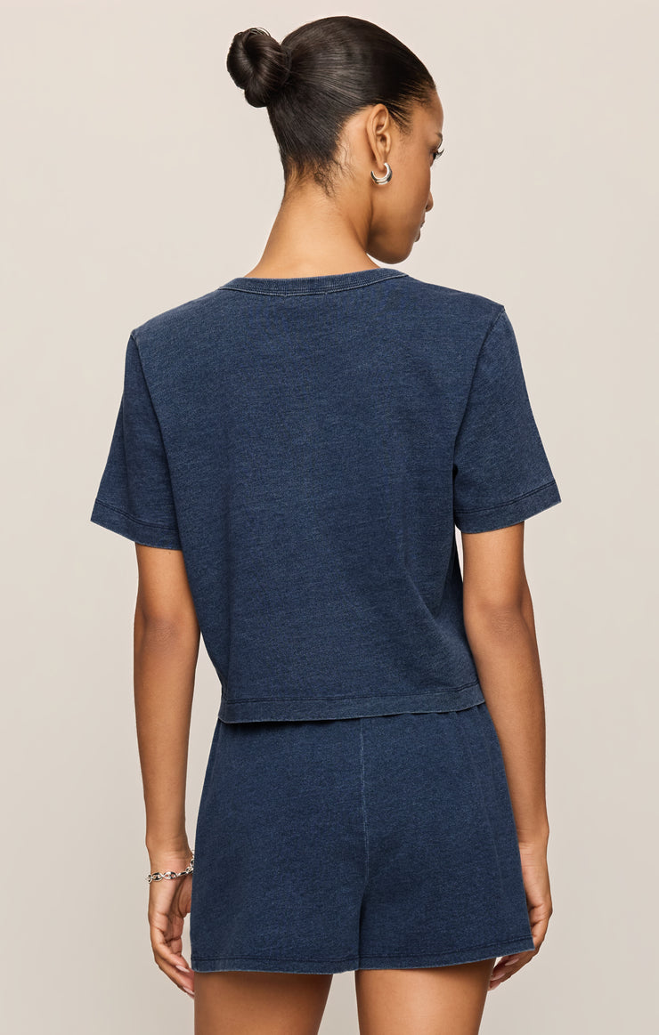 Stellan Jersey Denim Tee
