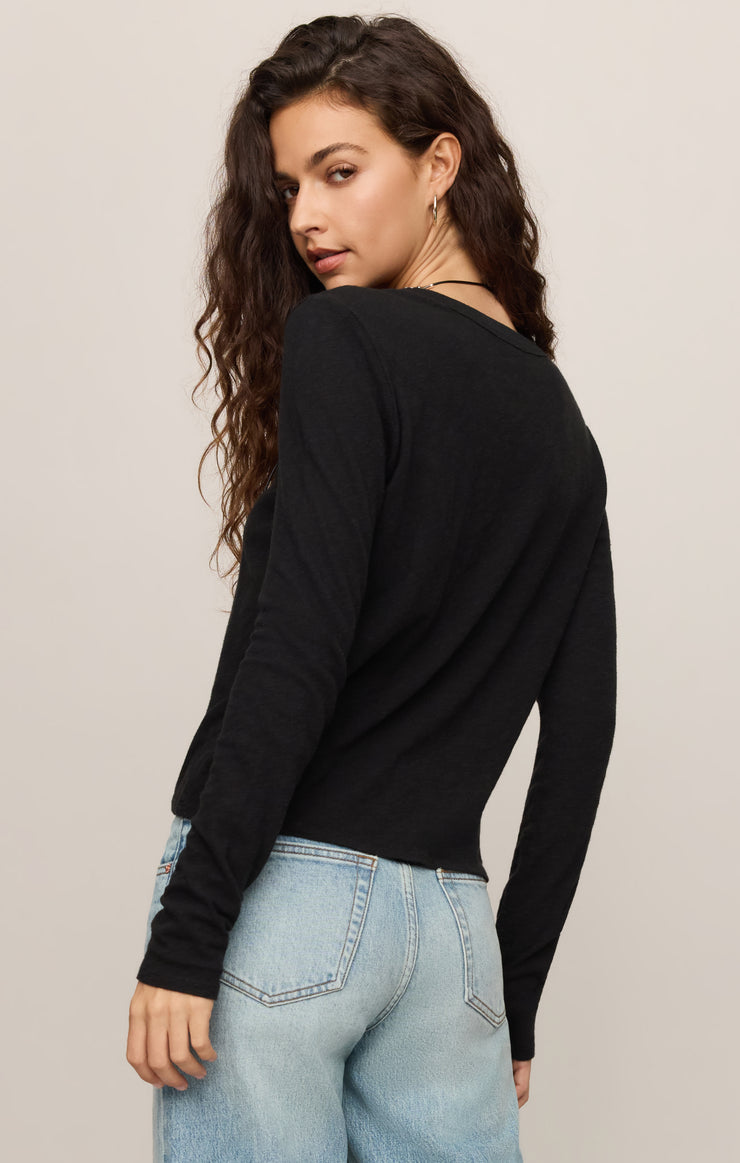 Tops Junie Long Sleeve Tee Black