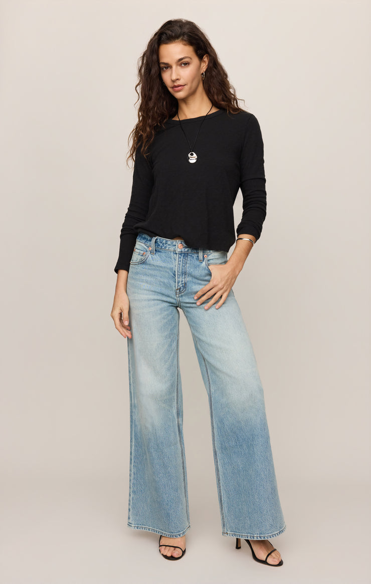 Tops Junie Long Sleeve Tee Black
