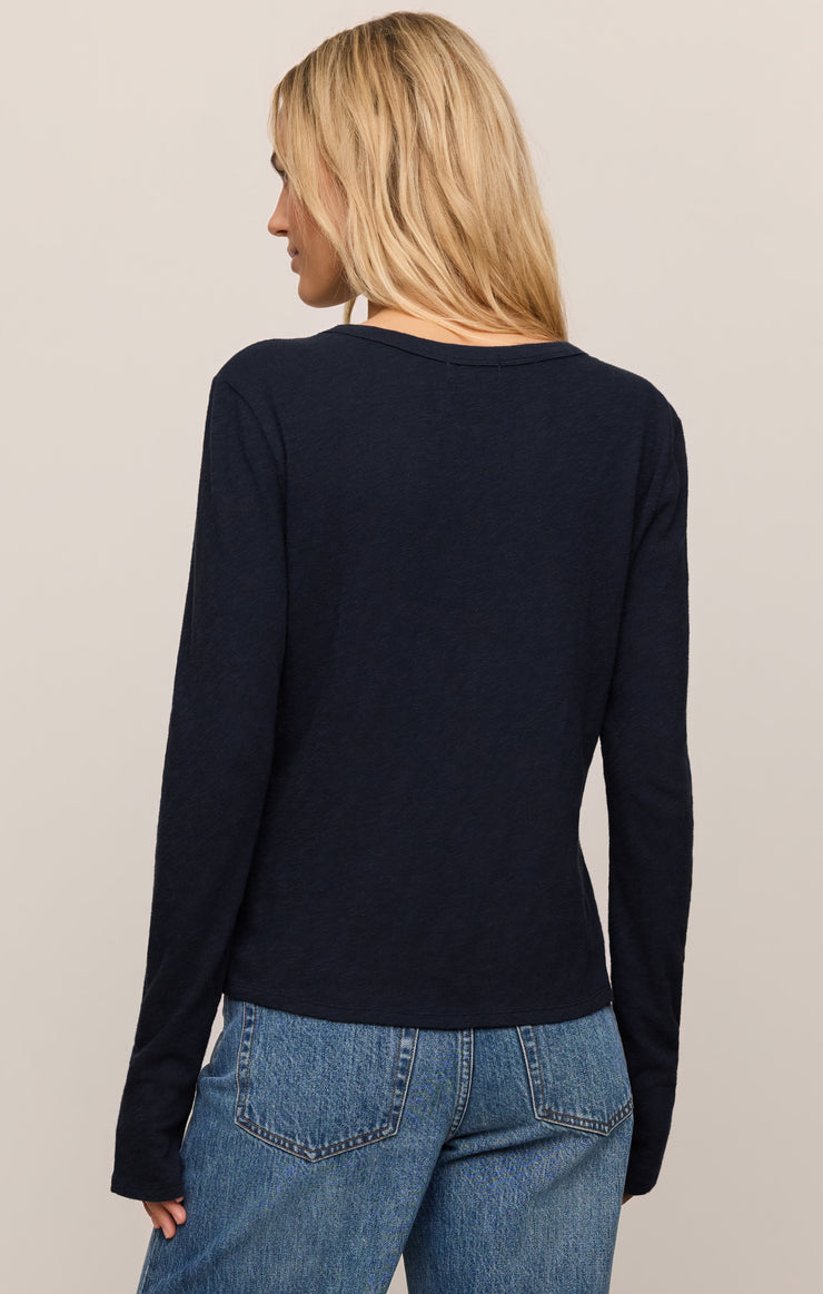 Tops Junie Long Sleeve Tee Eclipse
