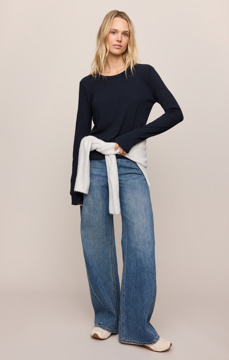 Tops Junie Long Sleeve Tee Eclipse