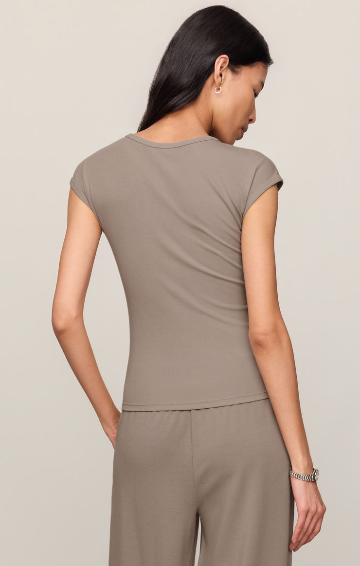 Tops Soft Trace Second Skin Top Wild Mushroom