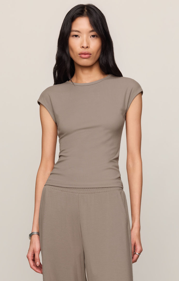 Tops Soft Trace Second Skin Top Wild Mushroom