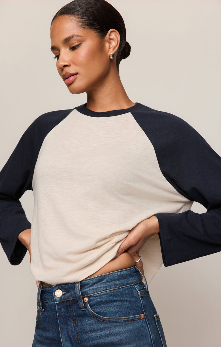 Tops Classic Slub Baseball Tee Eclipse