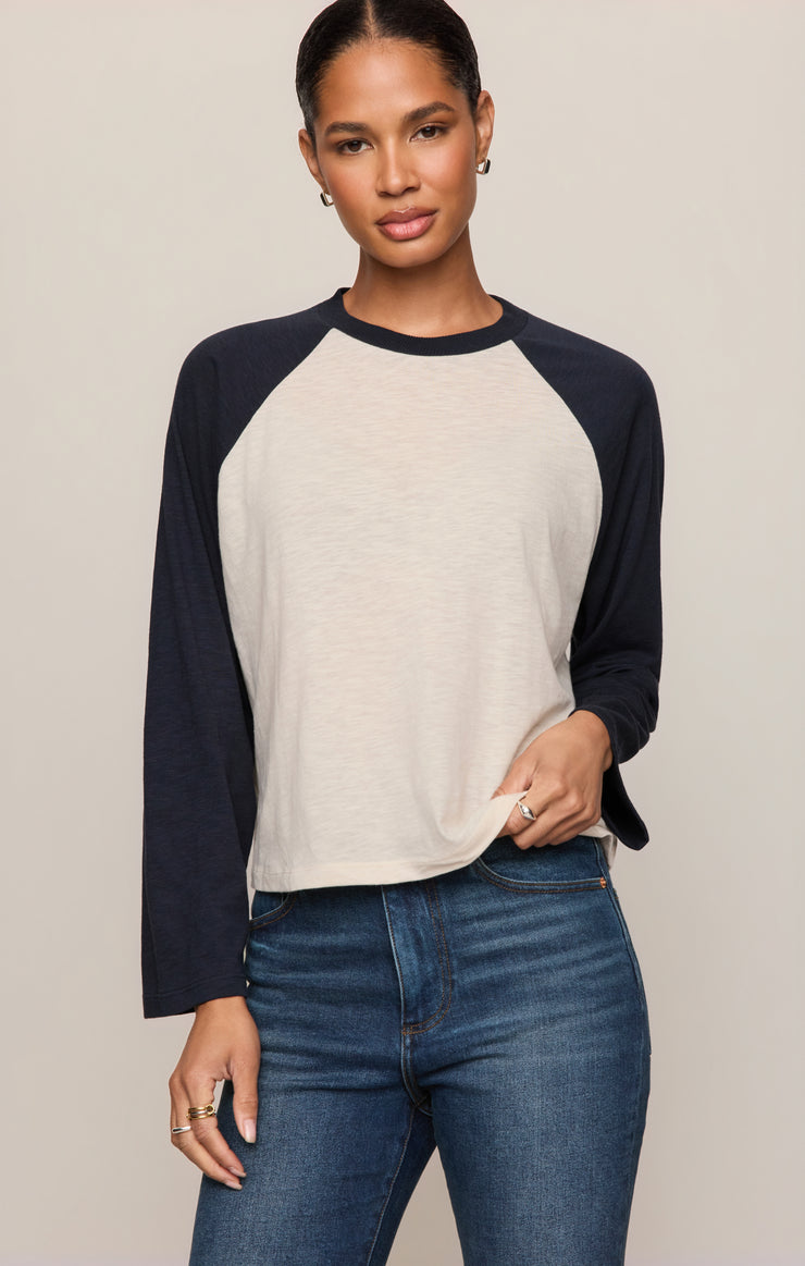 Tops Classic Slub Baseball Tee Eclipse