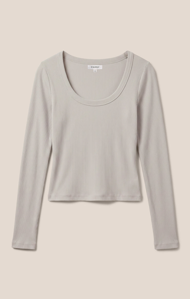 Greyson Scoop Long Sleeve Tee