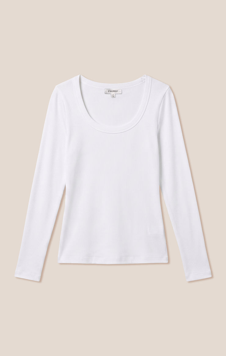 Greyson Scoop Long Sleeve Tee