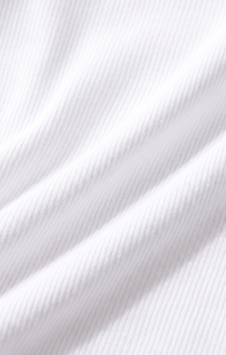 Tops Greyson Scoop Long Sleeve Tee White
