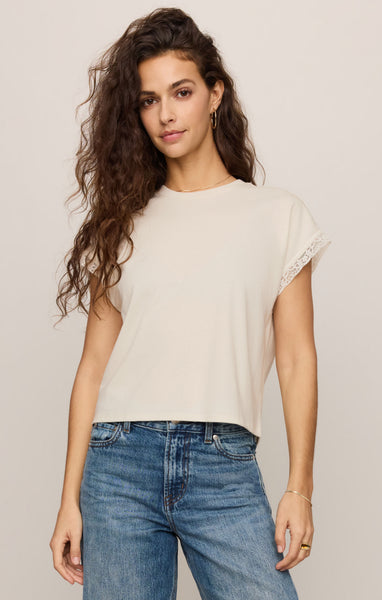 Marika Lace Trim Muscle Tee – Z SUPPLY