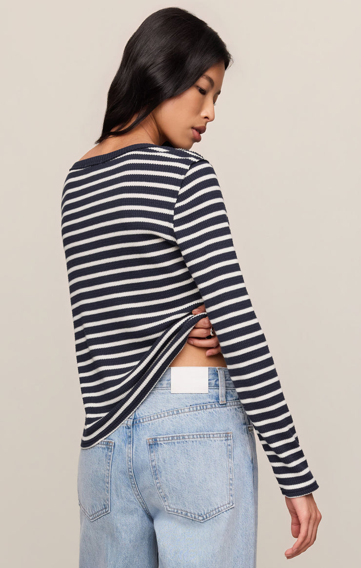 Tops Arlet Stripe Thermal Top Eclipse