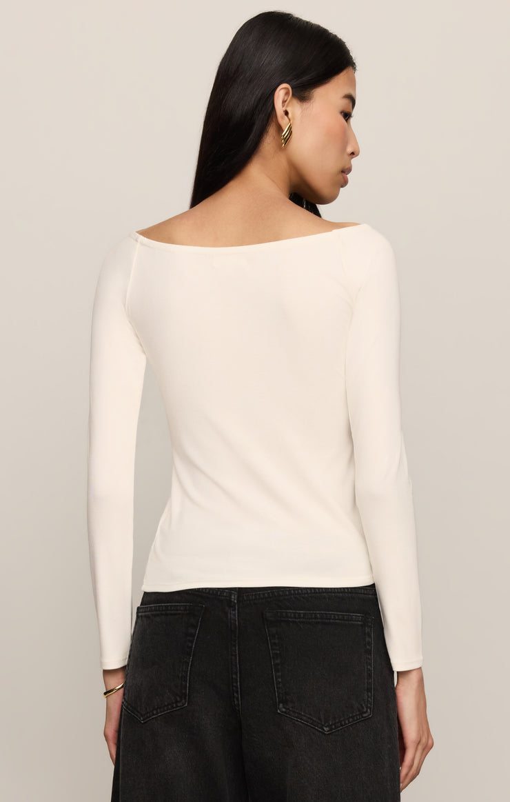 Tops Sabrina Second Skin Top Sandstone