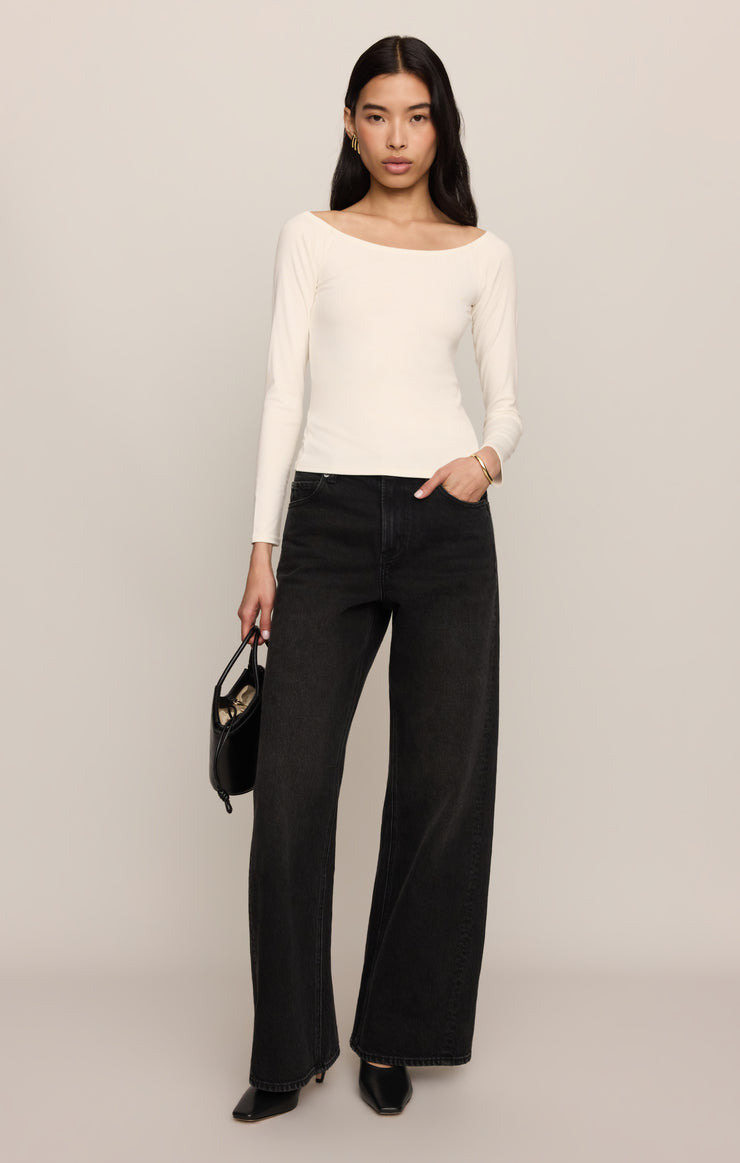 Tops Sabrina Second Skin Top Sandstone