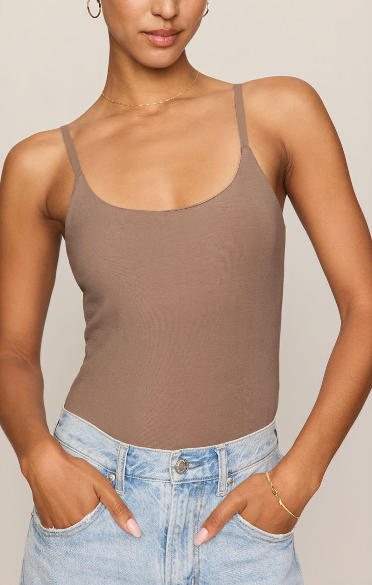 Tops Second Skin Cami Desert Taupe