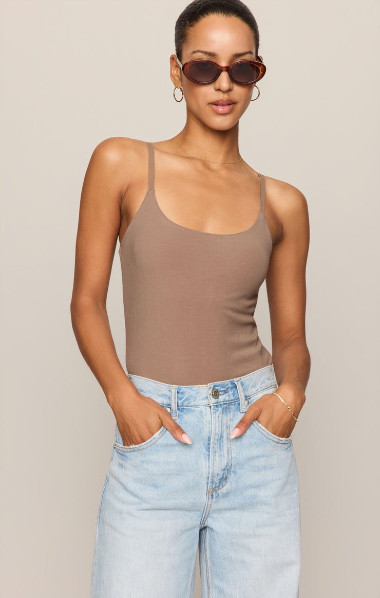 Tops Second Skin Cami Desert Taupe