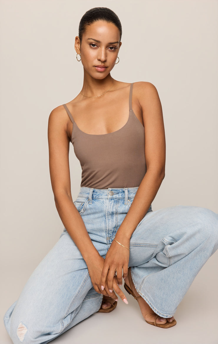 Tops Second Skin Cami Desert Taupe