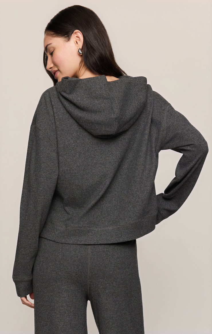 Tops Soft Arrival Luxe Hoodie Charcoal Heather