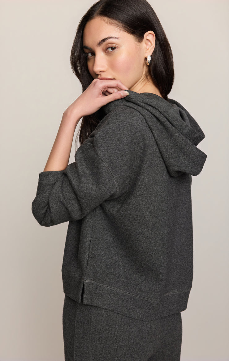 Tops Soft Arrival Luxe Hoodie Charcoal Heather