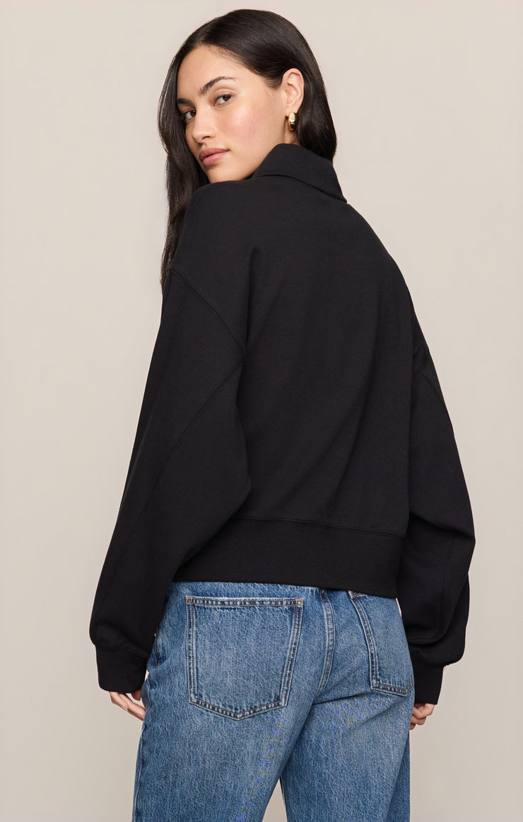 Tops Wynn Mock Sweatshirt Black