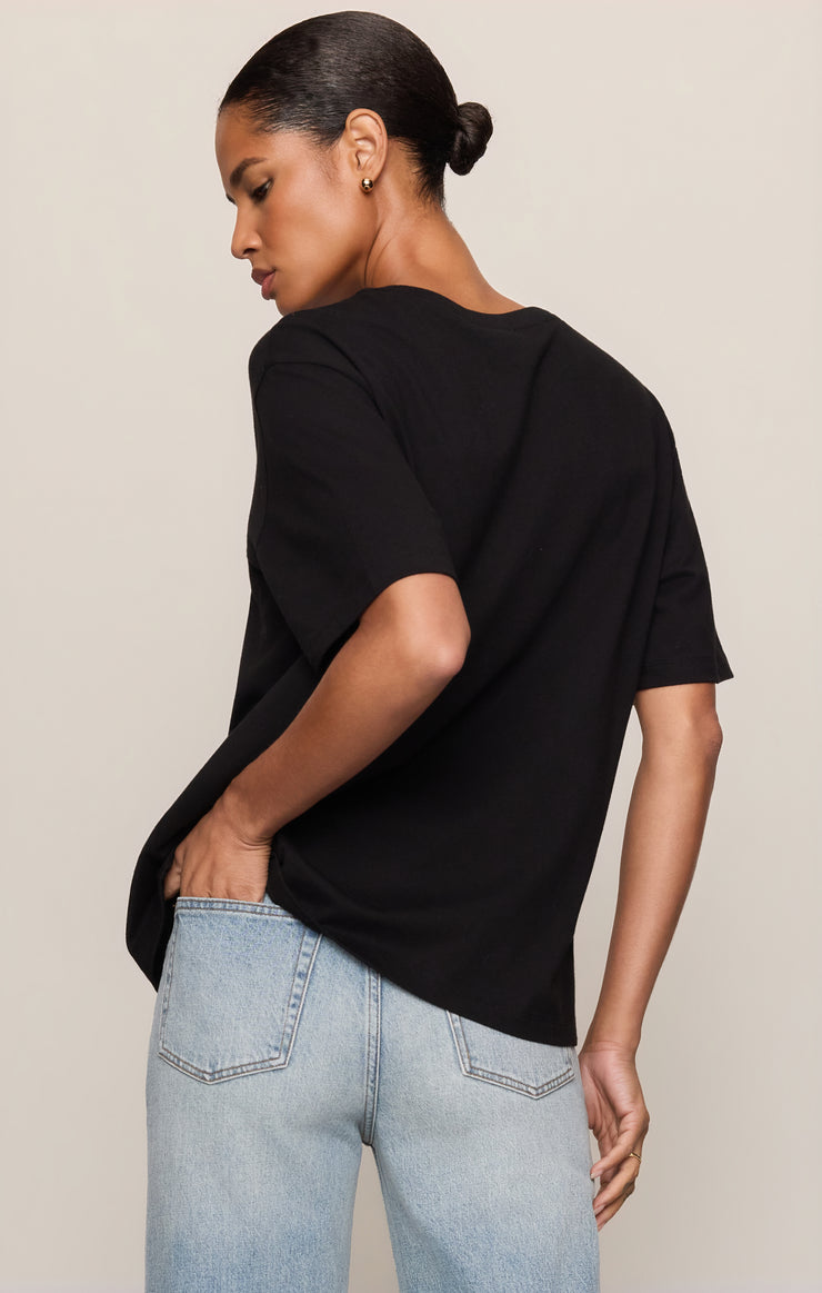 Tops Long Breeze Tee True Black