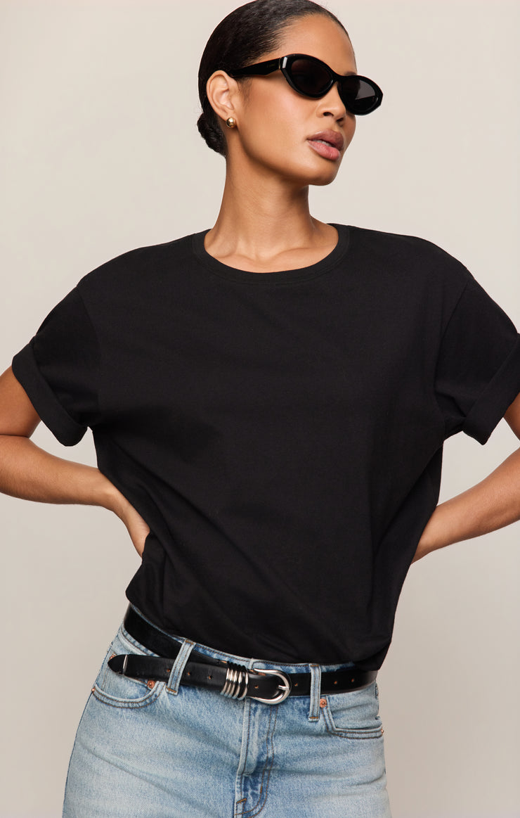 Tops Long Breeze Tee True Black
