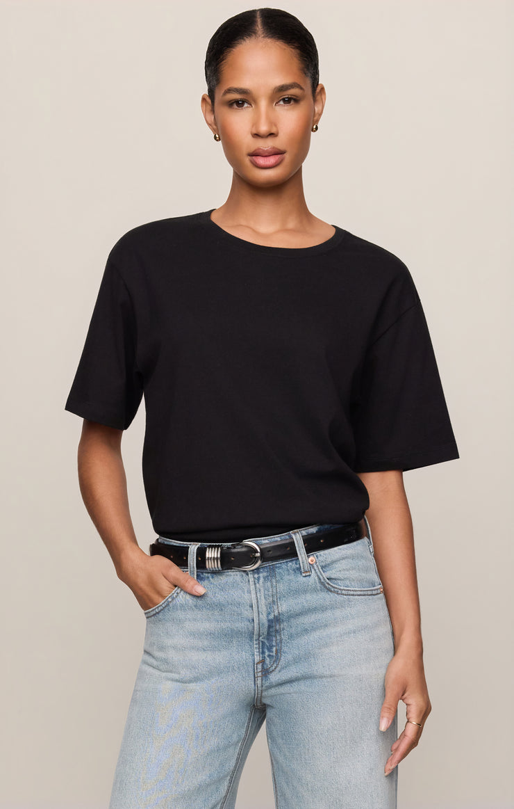 Tops Long Breeze Tee True Black