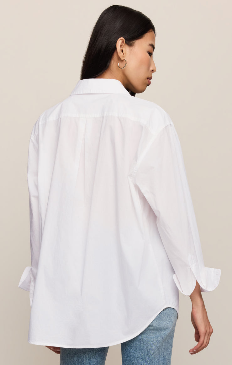 Tops The Gallery Button Up White