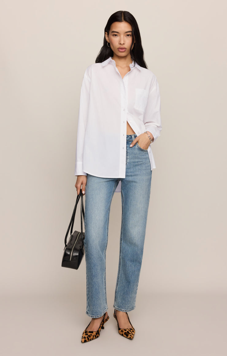 Tops The Gallery Button Up White