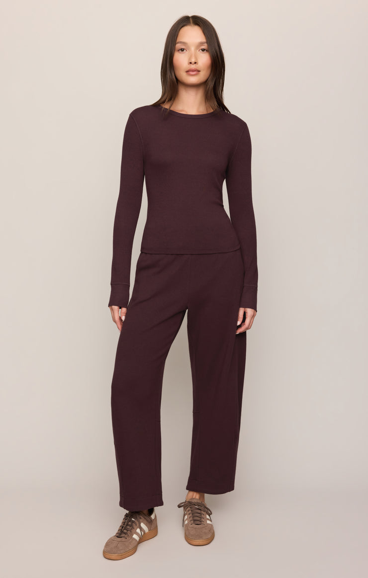 Tops Alexandra Top Berry Noir